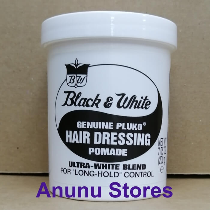 Black and White Genuine Pluko Hairdressing Pomade - 200ml